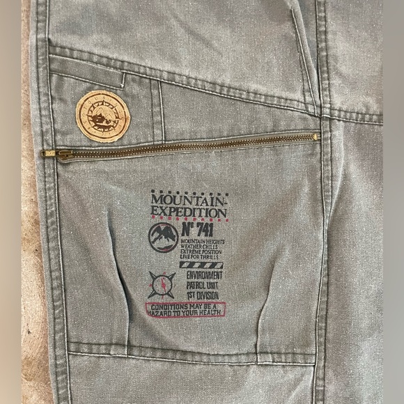 80s Gitano Mountain Unit Expedition Cargo Pants 38/32 - Picture 2 of 8